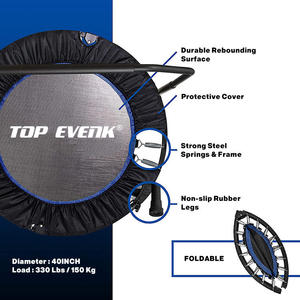 Mini <span class=keywords><strong>trampoline</strong></span> de fitness pour la maison, pour adultes et enfants, avec poignée, pour exercices en intérieur - Product Image 2