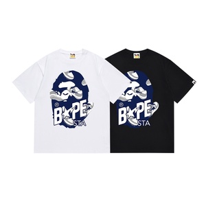 เสื้อยืดผู้ชาย A Bathing Ape สีขาว ผ้าฝ้าย 100% - Product Image 5