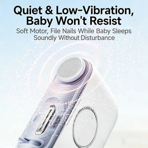 전기 손톱깎이 전기 손톱 다듬기기 광택기 휴대용 손톱깎이 라이트 파일 네일 클립 보관 충전식 - Product Image 6