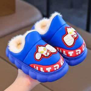 Women's Canvas Cotton Fluffy Cute Puppy-pattern Winter Warm Eco-friendly Slip-resistant Plastic-soled Plush Evergreen Outdoor - Product Image 2