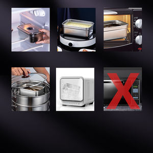 Boîte de conservation alimentaire <span class=keywords><strong>rectangulaire</strong></span> Kacierr, hermétique et étanche, pour la cuisine à domicile - Product Image 5