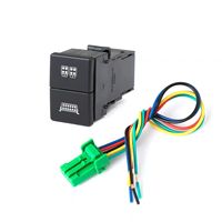 Le plus récent Isuzu Dmax 12V 3A marche-arrêt LED bleu double bouton-poussoir pour Isuzu D-MAX/BT-50 (2020 +) et MU-X (2021 +)