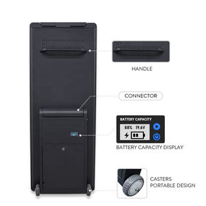 Affiche de signalisation numérique étanche IP65, 43 pouces, équipement de jeu publicitaire, Lcd <span class=keywords><strong>Portable</strong></span>, rechargeable, alimenté par batterie - Product Image 4