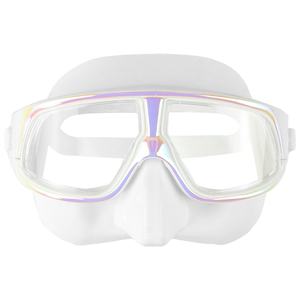 Penjualan langsung pabrik masker snorkel tahan air lensa kacamata tempered silikon cair masker selam skuba bawah air - Product Image 3