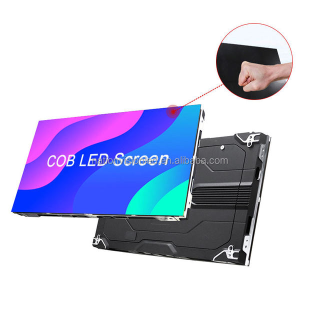 P0.9-P1.5 COB Micro LED Video Wall, Ultra Slim 4K Indoor Display Panel with Front Installation