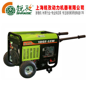 Générateur-soudeuse à essence Raise G Power 10GF-LEW 10KW monophasé triphasé avec écran LED pour usage en construction - Product Image 5