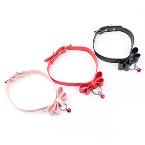 ปลอกคอหนังแบบยูนิเซ็กซ์พร้อมกระดิ่งสำหรับผู้ใหญ่ สร้อยคอแฟชั่น - Product Image 1