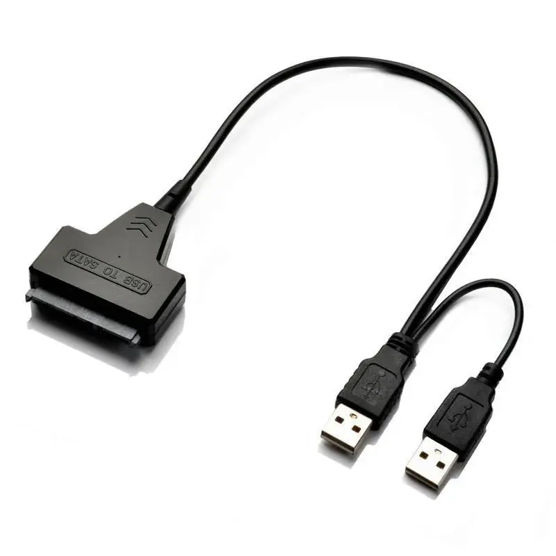 Высокоскоростной USB 2,0 к новому 7 + 15 Pin 22-контактный кабель для передачи данных 2,5 дюймов 3,5 дюймов двойной USB 3,0 кабель для легкого привода с портом питания постоянного тока