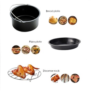 <span class=keywords><strong>COSORI</strong></span> Ninja Universal Air Fryer Accesorio 13PCs set Pizza pan, parrilla de barbacoa, botella de spray cepillo de silicona, clip anti-escaldado - Product Image 5