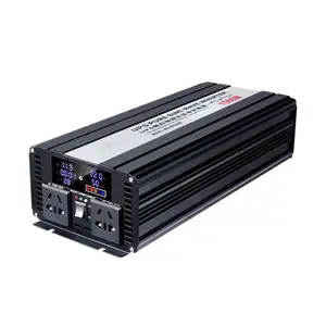 그리드 1000W ~ 3000w 순수 사인파 인버터 DC 12V ~ 220V 유로 소켓 그리드 UPS 인버터 12V 220V