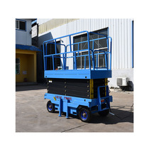 Nouvelle plateforme élévatrice hydraulique mobile, capacité de charge de 300 à 2000 kg, utilisation pour la construction aérienne
