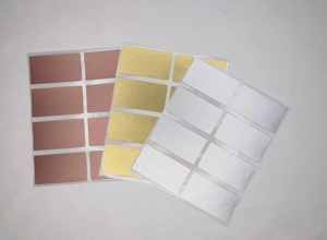 Tùy chỉnh hình chữ nhật vàng và bạc Bột Cạo thẻ cạo nhãn dán cạo nhãn dán đầu nhãn dán - Product Image 5