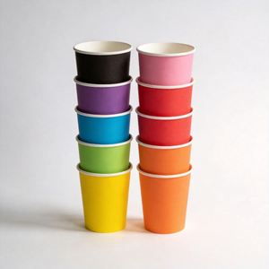 Gobelets jetables en papier à paroi simple pour café et thé, 190 g/m², 7 oz, personnalisables, vente en gros, pour réunions, bureaux et plats à emporter, 50 pièces par sac - Product Image 6