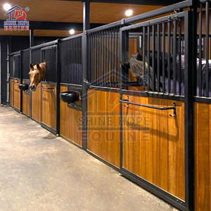 Équipement de ferme équestre équipement d'étable box à chevaux avec tapis de cheval en option - Product Image 1
