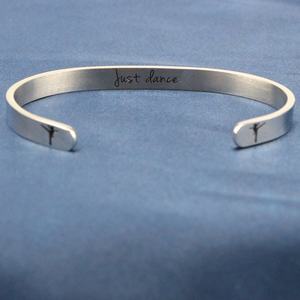 Joycuff แฟชั่น Inspirational เครื่องประดับ Infinity I <span class=keywords><strong>Love</strong></span> Dance บัลเล่ต์ Cuff สร้อยข้อมือ Dancer - Product Image 2