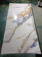 Panel Dinding Lapis UV High Gloss 2-3mm 1220*2440mm Tahan Api dan Tahan Air untuk Proyek Dekorasi Interior Lengkap