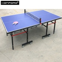 Table de ping-pong en gros fabriquée en Chine, table de tennis de table à hauteur réglable