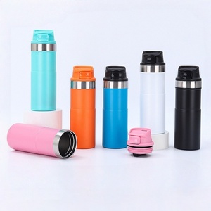 <span class=keywords><strong>Bouteille</strong></span> d'eau portable en acier inoxydable à double paroi avec <span class=keywords><strong>action</strong></span> de déclenchement, design classique, <span class=keywords><strong>thermos</strong></span> de voyage sous vide - Product Image 6