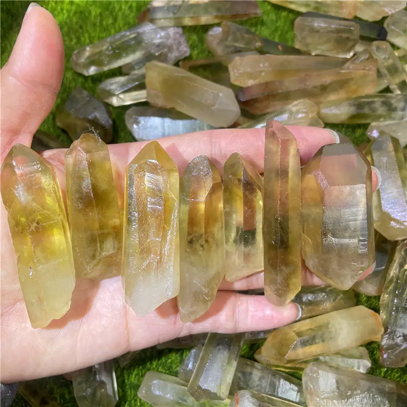 Crystal Sticks High Quality Natural Crystal Citrine Sticks For Gifts Home Decorations Healing