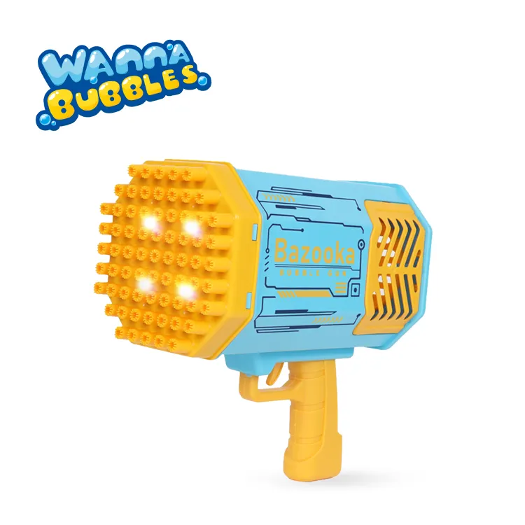 Pistola De Burbuja Brinquedos De Bol automatico Bazooka Bubble Kid Brinquedos Bolha muslimate 69 fori Pistola a bolle di sapone