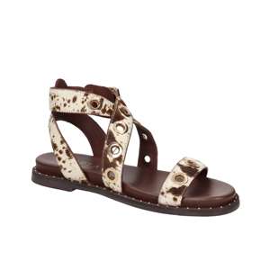 Sandalias Planas para Mujer Carmela, Blancas y Marrones, Tacón de 1.5 cm, Talla 41 - Product Image 2