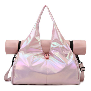 Grand <span class=keywords><strong>sac</strong></span> <span class=keywords><strong>de</strong></span> <span class=keywords><strong>sport</strong></span> en nylon avec fermeture éclair, métallique, séparable humide/sec, portable, pour le rangement en extérieur, <span class=keywords><strong>sac</strong></span> <span class=keywords><strong>de</strong></span> <span class=keywords><strong>sport</strong></span> pour <span class=keywords><strong>femme</strong></span>, <span class=keywords><strong>joli</strong></span> <span class=keywords><strong>sac</strong></span> <span class=keywords><strong>de</strong></span> voyage, <span class=keywords><strong>sac</strong></span> bandoulière - Product Image 1