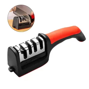 Em Stock Multifuncional Kitchen Knife Sharpener Aço inoxidável Chef facas Sharpener com tesoura Sharper