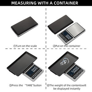 Changxie Hot Selling Großhandel elektronische Digital waage 500g 0,01g Gramm Gold Gem Digital Pocket Schmuck waage - Product Image 2