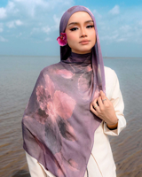 Foulards Hijab Imprimés en Modal en Gros, Écharpes et Châles Ethniques en Rayonne Douce et Respirante pour Femmes, Personnalisation Prise en Charge