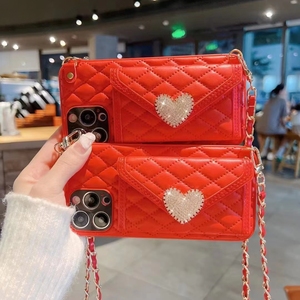 패션 넥 스트랩 핸드백 카드 홀더 슬롯 지갑 커버 아이폰 X XS XR 6 7 8 11 <span class=keywords><strong>12</strong></span> 13 14 15 16 플러스 프로 맥스 케이스 - Product Image 5