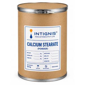 Estearato de calcio es un aditivo químico de primera calidad ampliamente utilizado como excelente lubricante, estabilizador y agente desmoldante. - Product Image 1