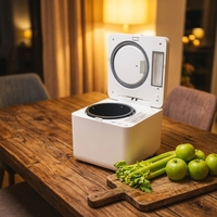 Broyeur de déchets alimentaires domestique 2026 à fonctionnement stable, silencieux et sans lame, avec interrupteur sans fil pour cuisine
