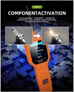 Testeur de circuit automobile P100 PRO, testeur de batterie 12V, affichage numérique, ajustement universel, orange - Product Image 5