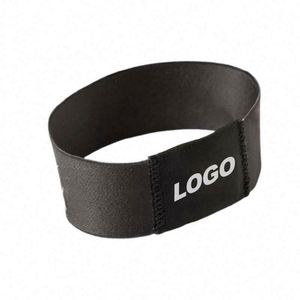 Bracelet en tissu élastique polyester RFID avec puce NFC, étanche, personnalisable avec logo - Product Image 1
