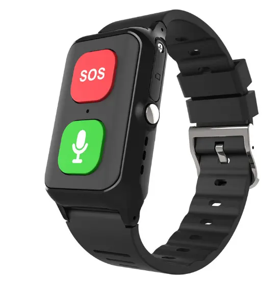 Ip67 Waterdicht 4G Gps Slimme Armband Bloeddruk Noodvaldetectie Hartslag Sos Smart Watch