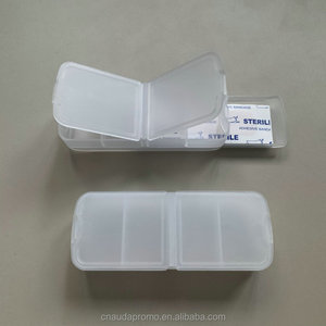 Custom Logo Transparent Pill Box and Bandage Dispenser Promotional Gift