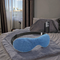 Masque oculaire chauffant en coton lavable sans fil, vente directe usine, coussin chauffant électrique USB pour les styes, les sinus et la blépharite