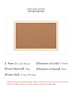 Custom small size cork board for Office or Home 