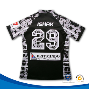 Wholesale Rugby Polo <b>Shirt</b> Custom Printed Sublimation Rugby Jersey - Product Image 3