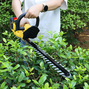 Double lame <span class=keywords><strong>de</strong></span> taille-<span class=keywords><strong>haie</strong></span> électrique sans brosse portative rechargeable <span class=keywords><strong>de</strong></span> lithium - Product Image 5