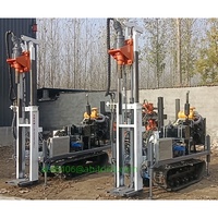 Machine de forage de puits d'eau hydraulique à moteur diesel de 300 m, mini-perceuse souterraine portable facile à utiliser, forage de 140-325 mm