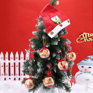 Boules de Noël rouges festives, décorations suspendues pour arbre de Noël - Product Image 3