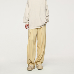 Pantalones Casuales de Moda Primavera-Otoño 2026, Diseño Diagonal con Escamas de Pescado, Cómodos y Versátiles - Product Image 3