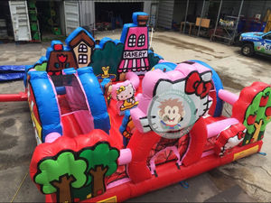 שלום חתול קיטי להקפיץ הבית משולב מתנפחים מסחרי חתלתול פארק פעוט סדרן - Product Image 3