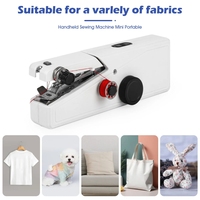 4pcs AA taille Handy Mini machine à coudre portable pour un usage familial