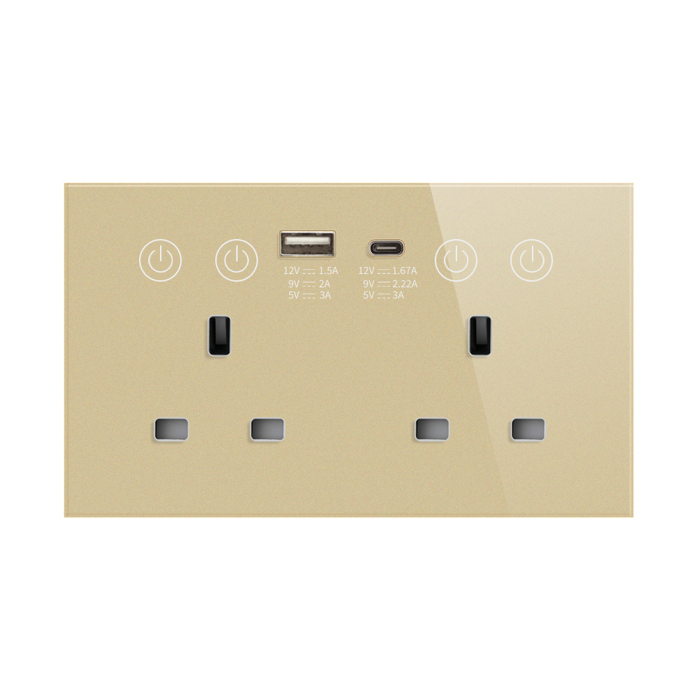 Douille 13A Gold UK (Zigbee)