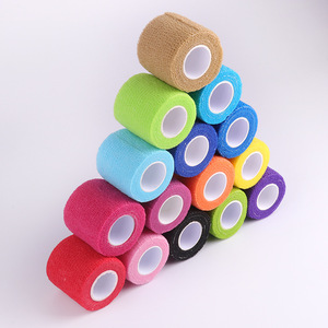 Bande <span class=keywords><strong>de</strong></span> protection pour les doigts en tissu non tissé élastique auto-adhésif, <span class=keywords><strong>bandage</strong></span> élastique non tissé imperméable, <span class=keywords><strong>bandage</strong></span> chirurgical élastique - Product Image 1
