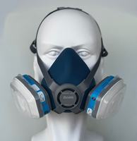 Respirateur anti-poussière en sulfure d'hydrogène masque anti-gaz demi-visage respirateur industriel chimique demi-masque facial ensemble