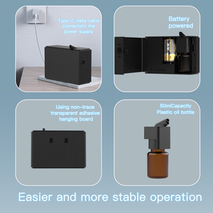 Wholesale French Waterless Two-Fluid Aroma Battery Diffusion System 50ml USB Plastic Bottle <strong>Oil</strong> <strong>Diffuser</strong> Wall Mount <strong>Mini</strong> 1 Year - Product Image 5