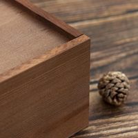Boîtes de Rangement Multifonctionnelles Écologiques en Bois Massif Rustique Poli Personnalisables – Vente en Gros Populaire